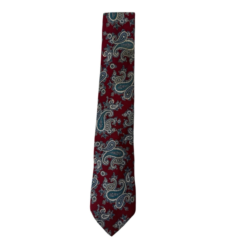 CHRISTIAN DIOR SILK Paisley Patterned Tie